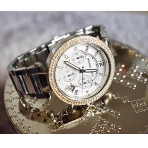 Michael Kors Silver Parker Watch